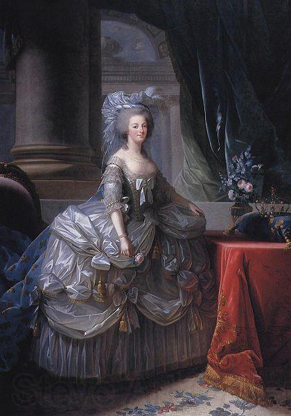 Elisabeth LouiseVigee Lebrun Marie Antoinette of Austria Spain oil painting art